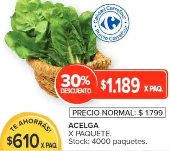 Carrefour Acelga oferta