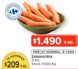Carrefour Zanahoria oferta