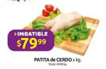 Cordiez Patita de Cerdo x kg oferta