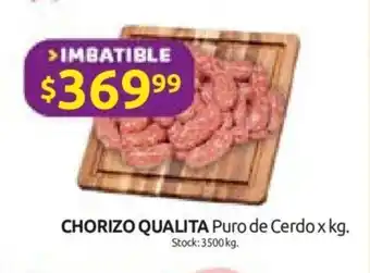 Cordiez Chorizo Qualita Puro de Cerdo x kg oferta