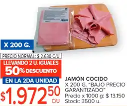 Carrefour Jamón cocido oferta