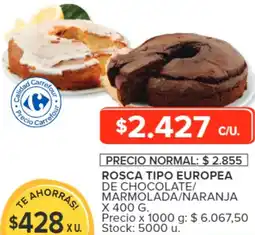 Carrefour Rosca tipo europea oferta