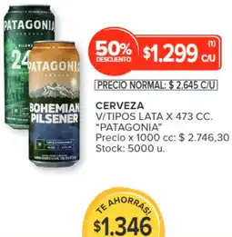 Carrefour Patagonia cerveza oferta