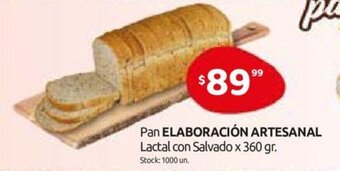 Cordiez Elaboración Artesanal Pan Lactal con Salvado x 360gr oferta