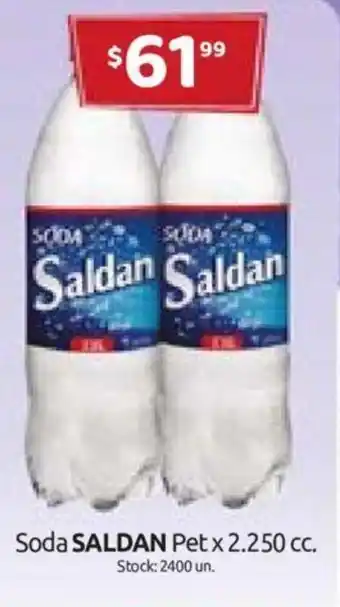 Cordiez Saldan Soda Pet x 2.250cc oferta