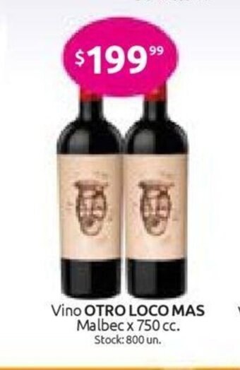 Cordiez Otro Loco Mas Vino Malbec x 750cc oferta