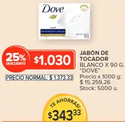 Carrefour Dove jabón de tocador oferta