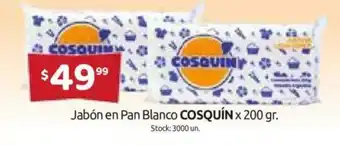 Cordiez Cosquín Jabón en Pan Blanco x 200gr oferta