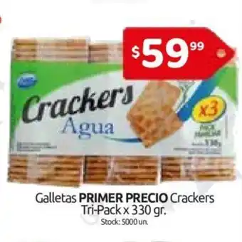 Cordiez Primer Precio Crackers Galletas Tri-pack x 330gr oferta