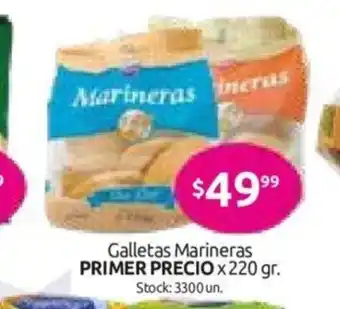 Cordiez Primer Precio Galletas Marineras x 220gr oferta