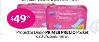 Cordiez Primer Precia Protector Diario Pocket x 20un oferta