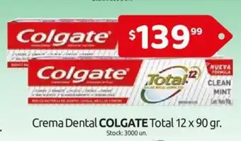 Cordiez Colgate Tota 12 Crema Dental 12 x 90gr oferta