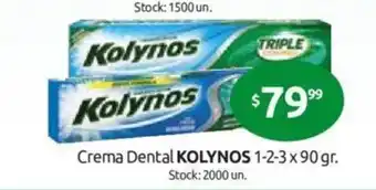 Kolynos 123 Crema Dental x 90gr