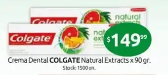 Cordiez Colgate Natural Extracts Crema Dental x 90gr oferta