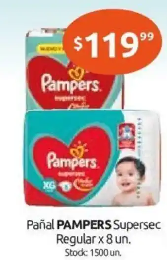 Cordiez Pampers Supersec Regular Pañal x 8un oferta
