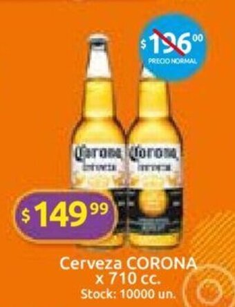 Cordiez Corona Cerveza x 710cc oferta