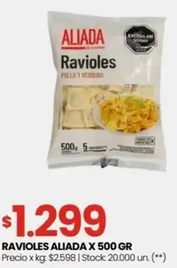Changomas Ravioles aliada oferta