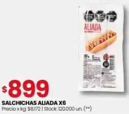 Changomas Salchichas aliada oferta