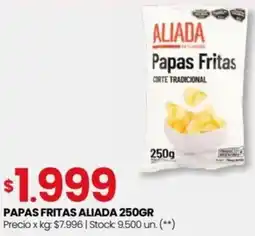 Changomas Papas fritas aliada oferta