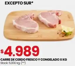 Changomas Carre de cerdo fresco y congelado oferta