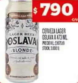 Supermercados DIA Cerveza lager oslava oferta
