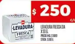 Supermercados DIA Levadura fresca oferta