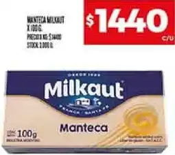 Supermercados DIA Manteca milkaut oferta