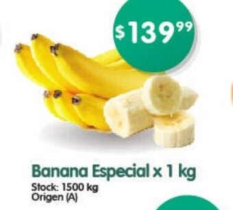 Supermercados Buenos Días Banana Especial x 1kg oferta