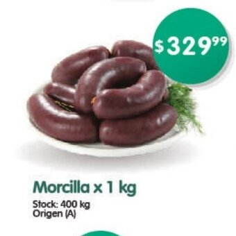Supermercados Buenos Días Morcilla x 1kg oferta