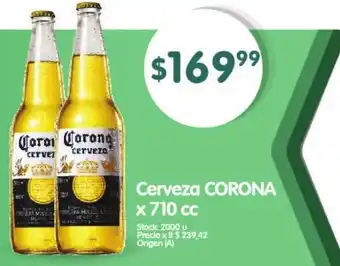 Supermercados Buenos Días Corona Cerveza x 710cc oferta