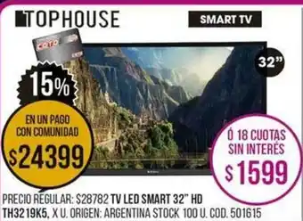 Coto TV LED Smart 32: HD oferta