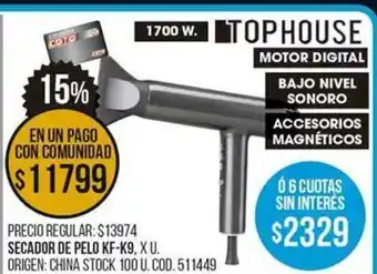 Coto Secador De Pelo oferta