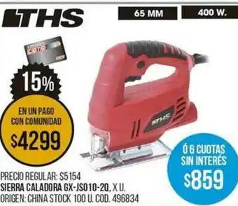 Coto Sierra Caladora GX-Js010-2q oferta