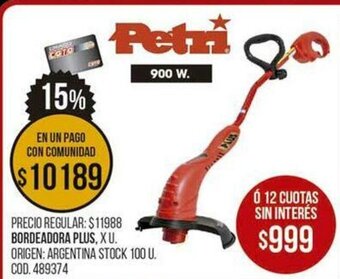 Coto Bordeadora Plus oferta