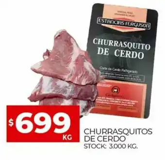 Supermercados DIA Churrasquitos De cerdo oferta