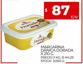 Supermercados DIA Margarina Danica Dorada Pan x 210gr oferta
