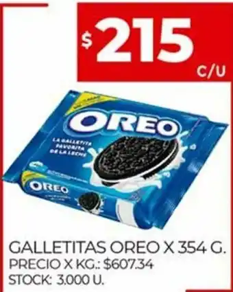 Supermercados DIA Oreo Galletitas x 354g oferta