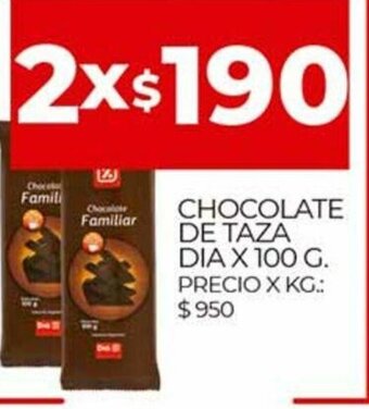 Supermercados DIA Chocolate De Taza Dia x 100g oferta
