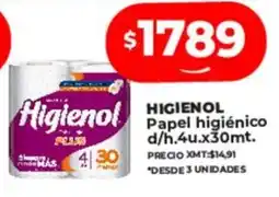 Supermayorista Vital Higienol papel higiénico oferta