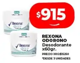 Supermayorista Vital Rexona odorono desodorante oferta