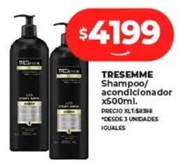 Supermayorista Vital Tresemme shampoo / acondicionador oferta