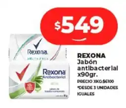 Supermayorista Vital Rexona jabón antibacterial oferta