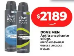 Supermayorista Vital Dove men antitranspirante oferta