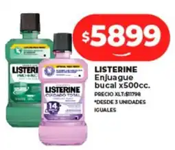 Supermayorista Vital Listerine enjuague bucal oferta