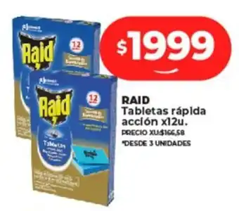 Supermayorista Vital Raid tabletas rápida acción oferta