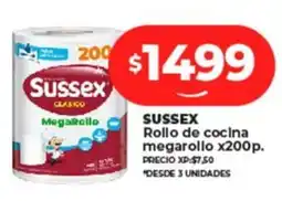 Supermayorista Vital Sussex rollo de cocina megarollo oferta