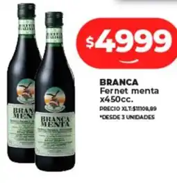 Supermayorista Vital Branca fernet menta oferta