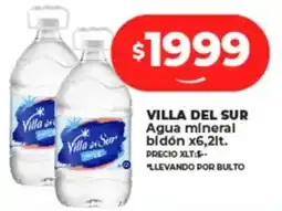 Supermayorista Vital Villa del Sur agua mineral bidón oferta