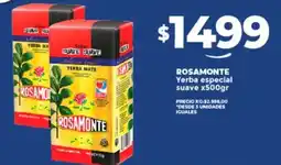 Supermayorista Vital Rosamonte yerba especial suave oferta