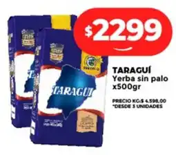 Supermayorista Vital Taraguí yerba sin palo oferta